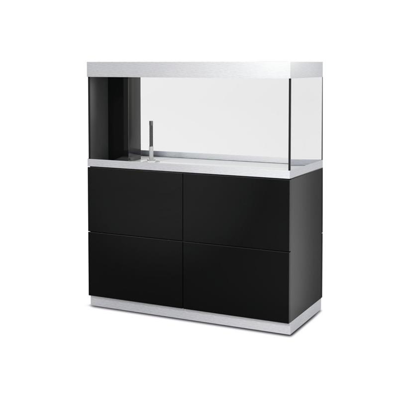 Acvariu cu stand HighLine room divider optiwhite 300 negru - imagine 4